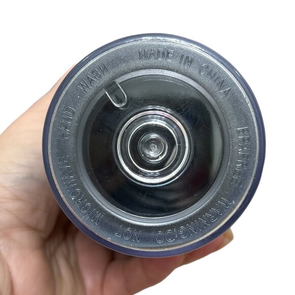 Harry Potter Hogwarts Crest Warner Bros black and gold travel tumbler cup 22 oz - Picture 11 of 12